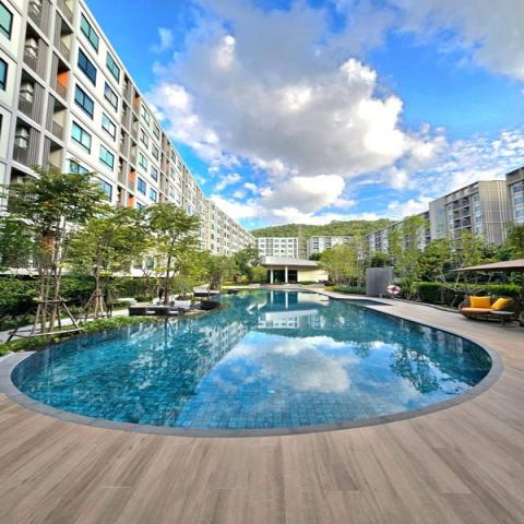 คอนโดใหม่! ติด ม.เกษตรศาสตร์ ศรีราชา ดีคอนโด เวล ศรีราชา โทร 093-1681685 ลากกระเป๋าใบเดียวเข้าอยู่ได้เลย